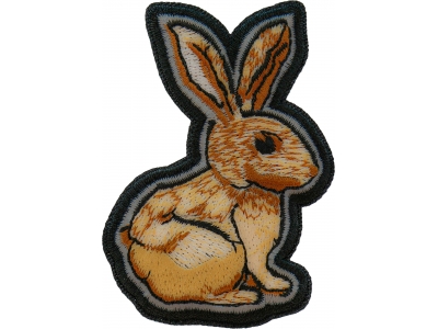 Rabbit Iron on Patch