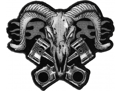 Ram with Pistons Iron on Patch