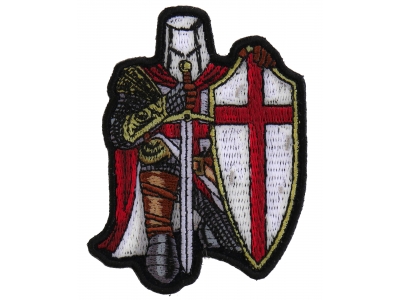 Red Knight Crusader Patch Mini Size