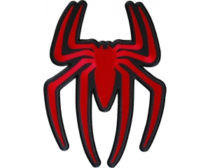 Red Spider Large Back Patch