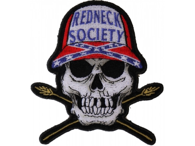 Redneck Society Skull Patch