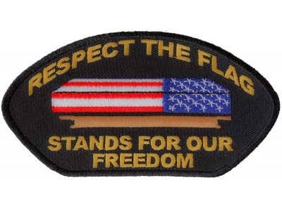 Respect Our Flag Cap Patch | US Military Veteran Patches