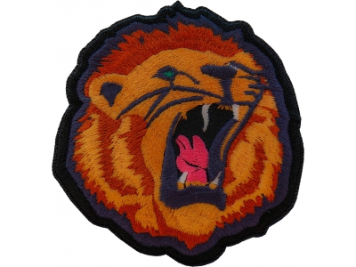 Roaring Lion Iron on Patch