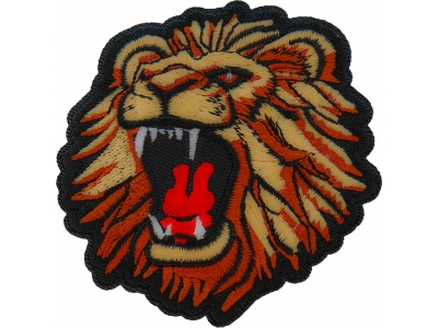 Roaring Lion Iron on Patch