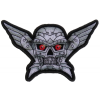 Robot Skull Small Patch