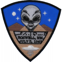 Roswell New Mexico Alien Patch