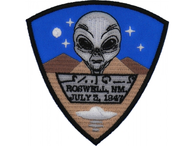 Roswell New Mexico Alien Patch