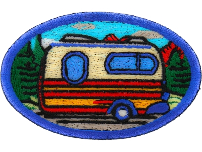 RV Camper Iron on Patch