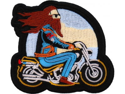 Scenic Biker Patch Embroidered