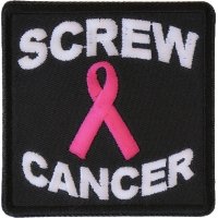 Screw Cancer Patch | Embroidered Patches