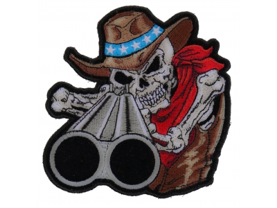 Shotgun Willy Skull Patch Small | Skull Patches