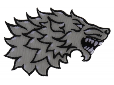 Sideways Wolf Patch