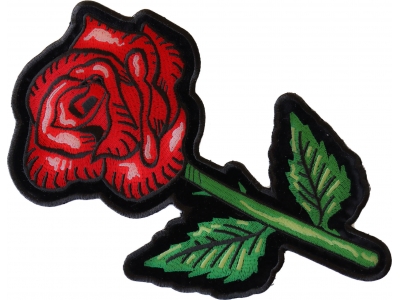 Single Rose Large Back Patch