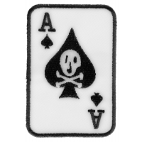 Skull Ace Of Spades Patch | Embroidered Patches