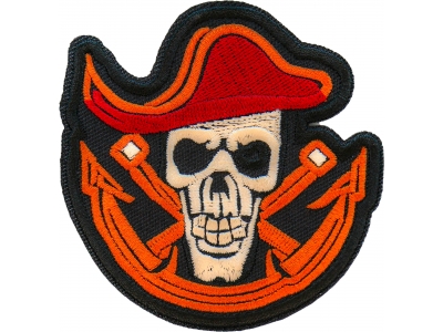 Skull Pirate Mate Patch Embroidered