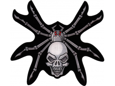 Skull Spider Large Back Patch