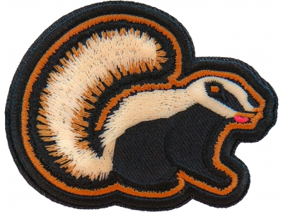 Skunk Patch Embroidered