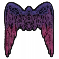 Small Angel Wings Patch Pink | Embroidered Patches