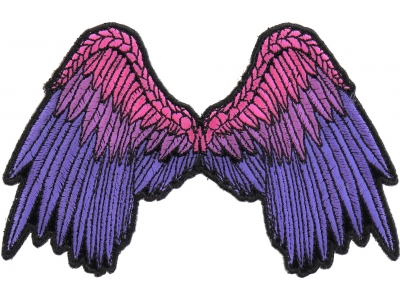 Small Beautiful Angel Wings Pink Patch | Embroidered Patches