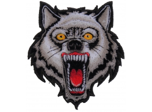 Small Wolf Patch | Embroidered Patches