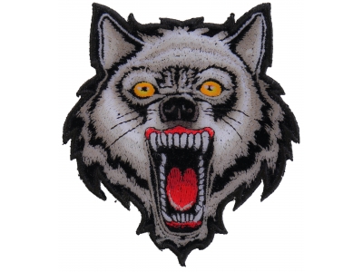 Small Wolf Patch | Embroidered Patches