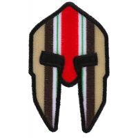 Spartan Helmet Iraq War Vet Ribbon Patch