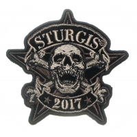 Sturgis 2017 Patch Skull Star