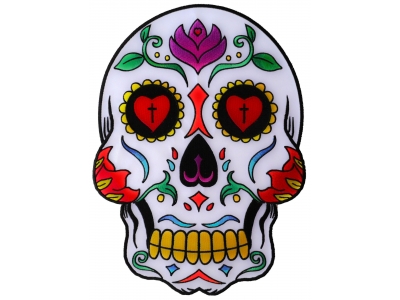 Sugar Skull Large Back Patch