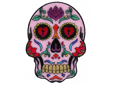 Sugar Skull Pink Patch