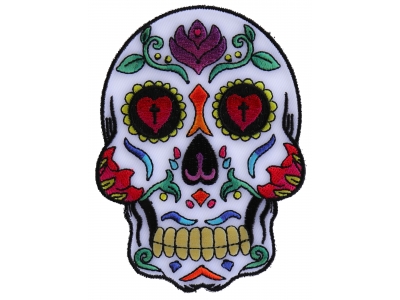 Sugar Skull White Patch