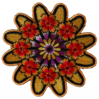 Symmetric Flowers Patch