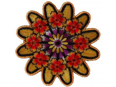 Symmetric Flowers Patch