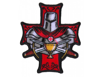 Templar Holy Grail Christian Patch