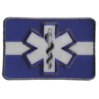 Thin White Line Patch For EMS | Embroidered Patches