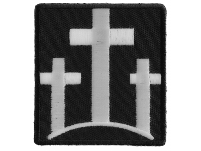 Three Crosses Patch | Embroidered Patches