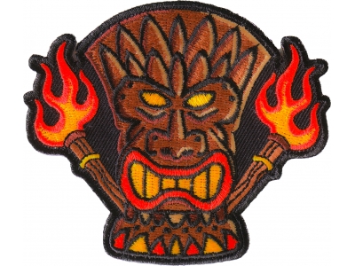 Tiki Totem Iron on Patch