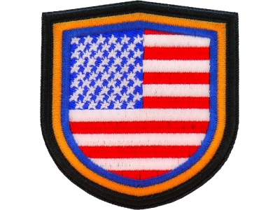 USA Shield Patch Embroidered