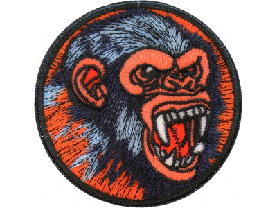 Vicious Chimp Iron on Patch