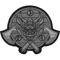 Viking Dragon and Axes Patch