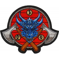 Viking Dragon and Axes Patch