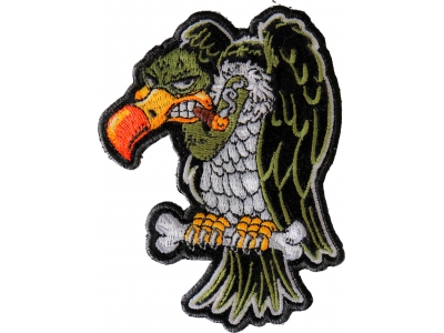 Vulture Patch Smoking a Cigar