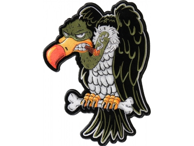 Cigar Vulture Large Back Patch