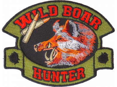 Wild Boar Hunter Patch | Embroidered Patches