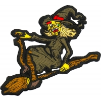 Witch on a Broom Patch