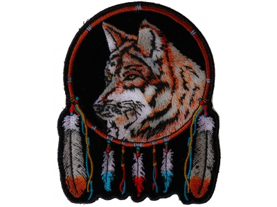 Wolf and Feathers Small Patch