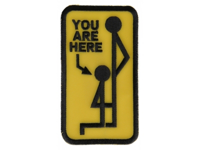 You Are Here Patch | Embroidered Patches