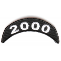 2000 Upper Rocker Patch In Black White