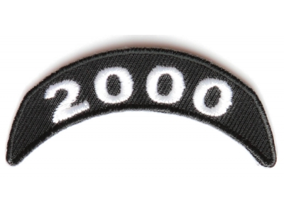 2000 Upper Rocker Patch In Black White