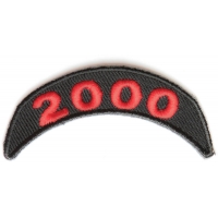 2000 Upper Year Rocker Patch In Red