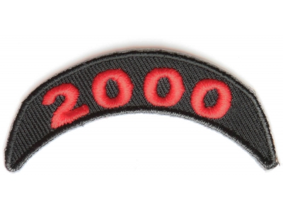 2000 Upper Year Rocker Patch In Red